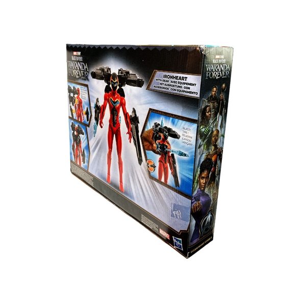 Wakanda Forever Marvel Black Panther IronHeart Hero Hasbro Titan Series 1st New - Picture 4 of 9